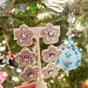 Asha handmade sequin earrings - CLIP ON * Brand New!